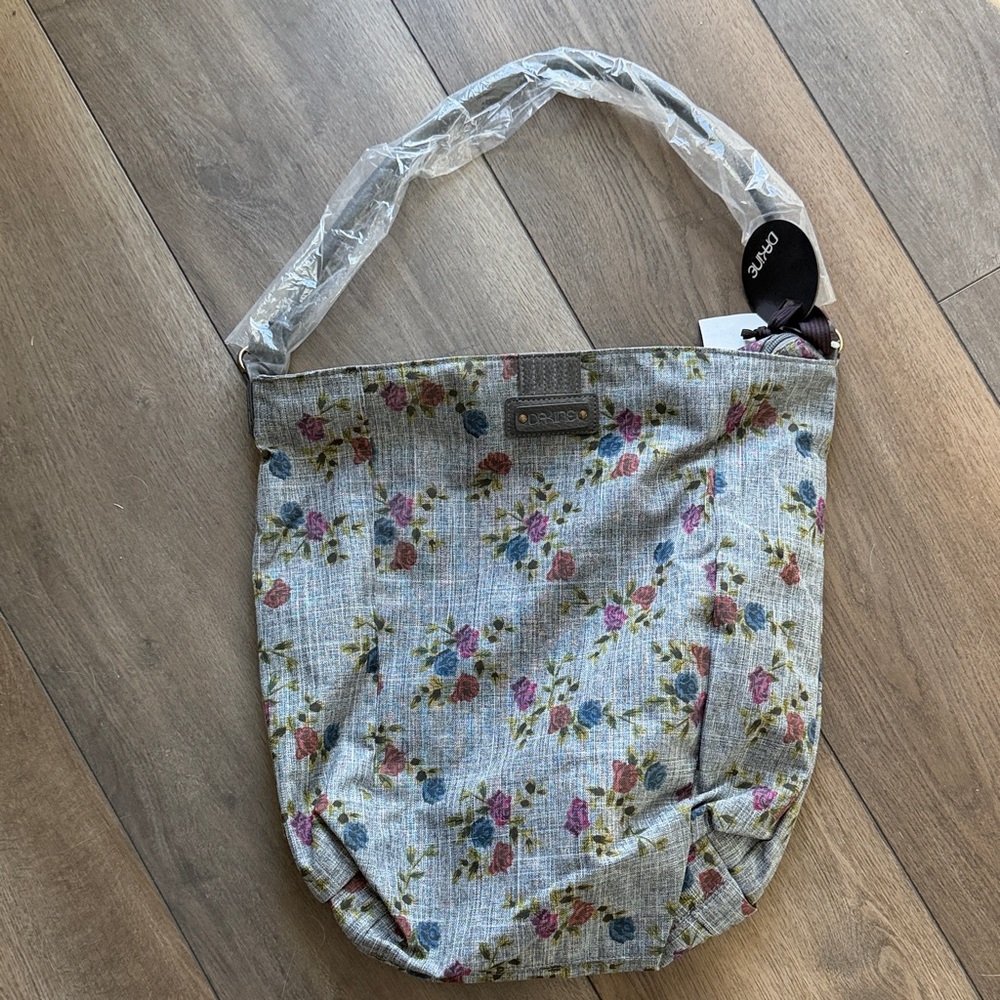 Dakine Floral Tote Bag - Gray and Flowers